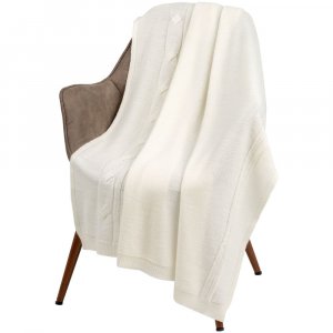 Плед Dantel, молочно-белый Плед Dantel, молочно-белый