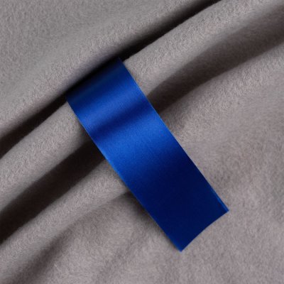 Лента сатиновая Satin 35 М, синяя, 90 см