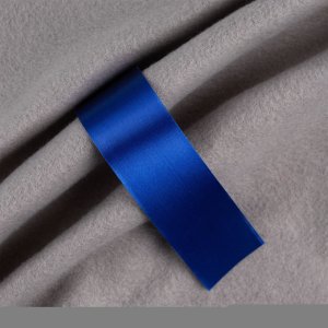 Лента сатиновая Satin 35 XXL, синяя, 250 см