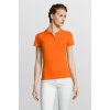 Рубашка поло женская People 210, оранжевая