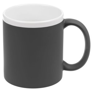 Кружка StopSpot с покрытием софт-тач, серая Кружка StopSpot с покрытием софт-тач, серая