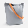 Шопер B5, серый с оранжевыми ручками Шопер B5, серый с оранжевыми ручками