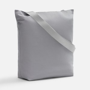 Шопер B5, серый с широкими серыми ручками Шопер B5, серый с широкими серыми ручками