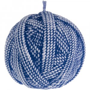 Свеча Kniteam, клубок, синий Свеча Kniteam, клубок, синий