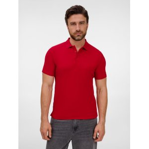 Рубашка поло унисекс Tervise, красная