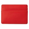 Картхолдер для двух карт и наличных денег с зажимом Crave, красный