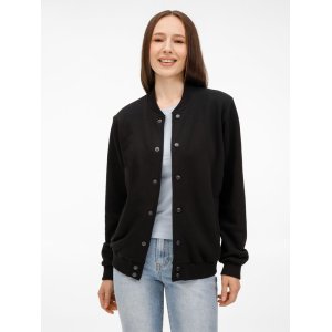 Бомбер унисекс Nuppu, черный Бомбер унисекс Nuppu, черный