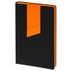 Ежедневник Bookmark, недатированный, черный с оранжевым Ежедневник Bookmark, недатированный, черный с оранжевым