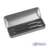 Набор "Ray" (ручка+карандаш), покрытие soft touch, цвет черный