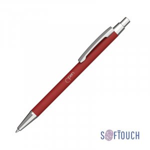 Ручка шариковая "Ray", покрытие soft touch, цвет красный