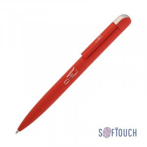 Ручка шариковая "Jupiter", покрытие soft touch, цвет красный