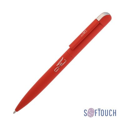 Ручка шариковая "Jupiter", покрытие soft touch, цвет красный