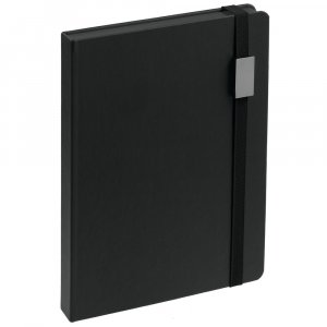Ежедневник New Factor Metal, черный Ежедневник New Factor Metal, черный