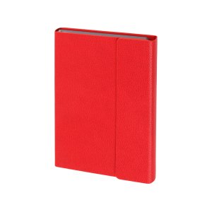 Ежедневник недатированный с магнитным клапаном А5 Venezia, красный