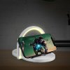 Лампа складная с беспроводным (15W) зарядным устройством "Sky Light", цвет белый с серым