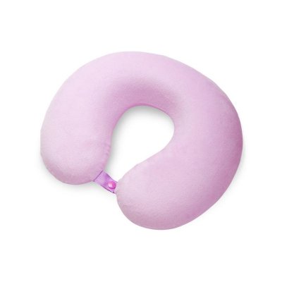 Подушка Basic из микрофибры с эффектом памяти U-shape, розовый NEW