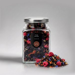 Чай черный, серия Bouquet, граф Орлов, стеклянная банка
