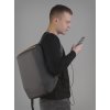 Рюкзак "City" с USB-разъемом, цвет черный с коричневым
