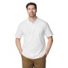 Футболка поло SOFTSTYLE ADULT DOUBLE PIQUE, БЕЛЫЙ S