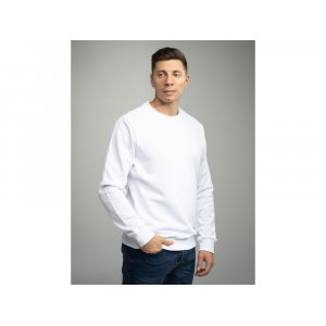 Толстовка втачной рукав. Модель 1 (Футер петлевой) (Размер 56-188, Цвет Белый) Толстовка втачной рукав. Модель 1 (Футер петлевой) (Размер 56-188, Цвет Белый)