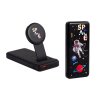 Беспроводная зарядная (20W/15W) станция-пауэрбэнк "Slider" 10000 mAh для смартфонов, наушников, часов, с подвижным зарядным блоком, цвет черный
