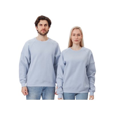 Свитшот оверсайз Paris, унисекс, небесно-голубой