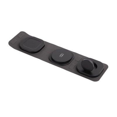 Складная беспроводная (15W) зарядная станция "Magic Case" с MagSafe для смартфона, часов и наушников, цвет черный