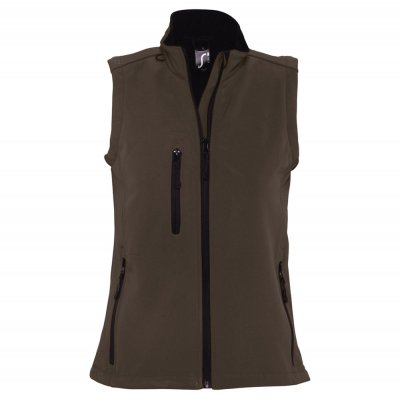 Жилет женский софтшелл Rallye Women шоколадно-коричневый
