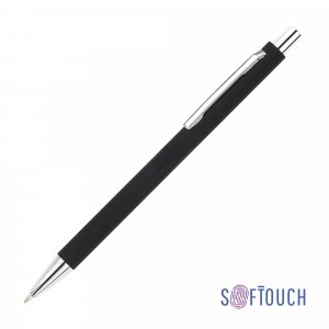 Ручка шариковая "Trade", покрытие soft touch, цвет черный