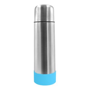 Термос Picnic Silver To Go, серебристый/бирюзовый