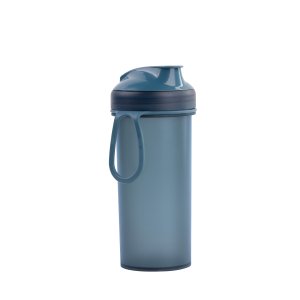 Бутылка для воды "Drinkme" 350 мл, цвет синий с голубым