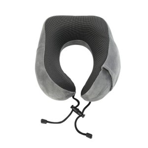 Подушка "Cloud" для путешествий в футляре, цвет серый