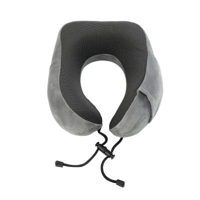 Подушка "Cloud" для путешествий в футляре, цвет серый