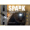 Фонарик "Spark" с рулеткой и карабином, цвет черный
