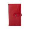 Блокнот-кошелек с сменным блоком А6 Wall Street, 64 листа, красный