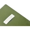 Еженедельник недатированный А6 Verde с нашивкой, зеленый
