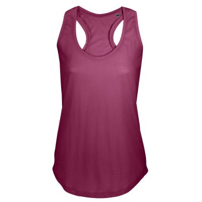 Майка женская Moka 110, темно-розовая (малиновая)