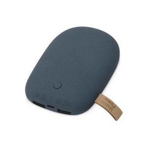 Внешний аккумулятор в форме камня Stone, 7800 mAh, темно-серый Внешний аккумулятор в форме камня Stone, 7800 mAh, темно-серый
