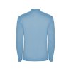 Рубашка поло Estrella мужская с длинным рукавом, небесно-голубой