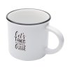 Bari керамическая кружка объемом 240 мл, белый