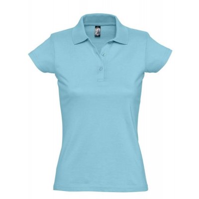 Рубашка поло женская Prescott Women 170, бирюзовая