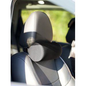 Подушка автомобильная на подголовник Roadie, черная Подушка автомобильная на подголовник Roadie, черная