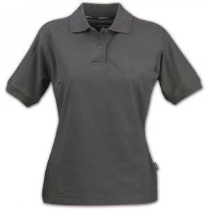 Рубашка поло женская Semora, серая (антрацит) Рубашка поло женская Semora, серая (антрацит)
