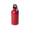 Одностенная бутылка для воды с карабином Oregon, изготовленная из нержавеющей стали, сертифицированной по стандарту RCS, объемом 400 мл - Красный Одностенная бутылка для воды с карабином Oregon, изготовленная из нержавеющей стали, сертифицированной по стандарту RCS, объемом 400 мл - Красный