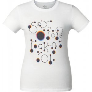 Футболка женская No Drugs, белая Футболка женская No Drugs, белая