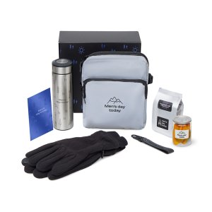 Подарочный набор Re:m. Step с термосом, перчатками и сумкой Подарочный набор Re:m. Step с термосом, перчатками и сумкой