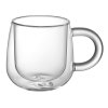 Кружка с двойными стенками с широкой ручкой Fog, прозрачный
