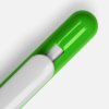 Ручка шариковая Slider, зеленая с белым