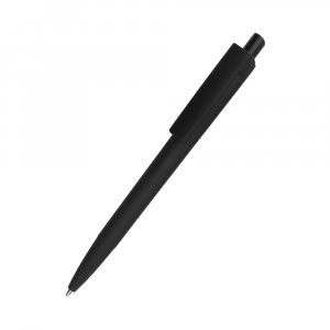 Ручка пластиковая Agata софт-тач, чёрная