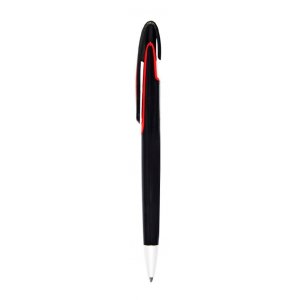 Ручка шариковая Black Fox (черная с красным)
